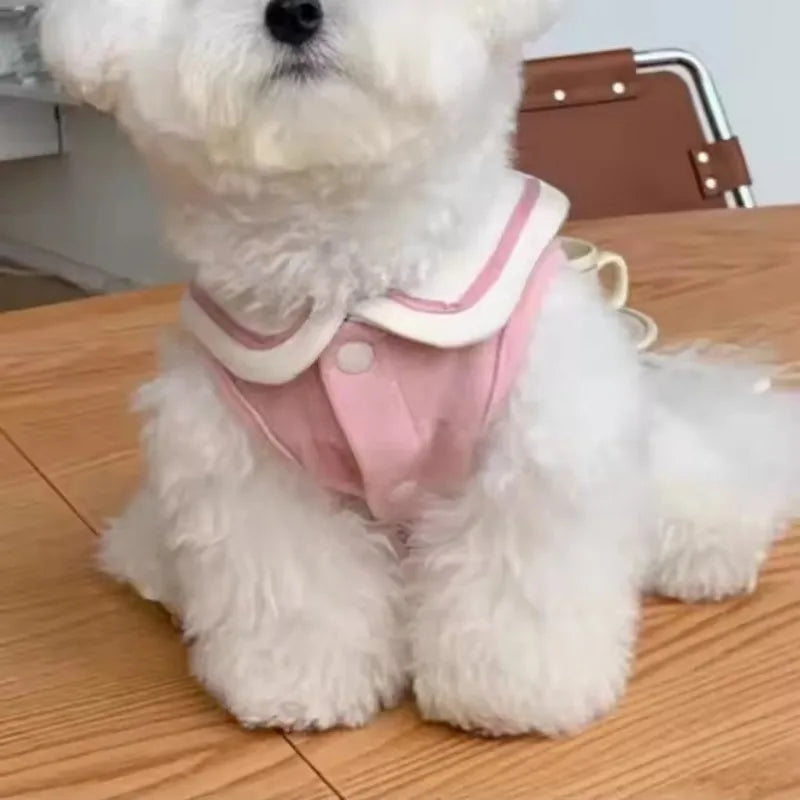 Elegante Polo T-shirt per cani di piccola e media taglia