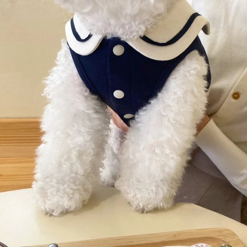 Elegante Polo T-shirt per cani di piccola e media taglia