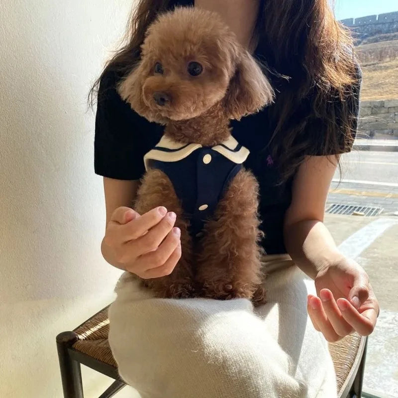 Elegante Polo T-shirt per cani di piccola e media taglia